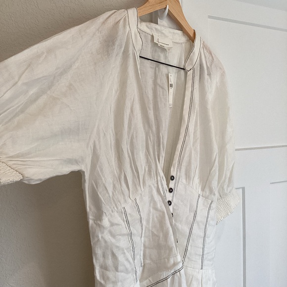 ❌Sold-Anthropologie V-Neck Corset Dress - Picture 6 of 15